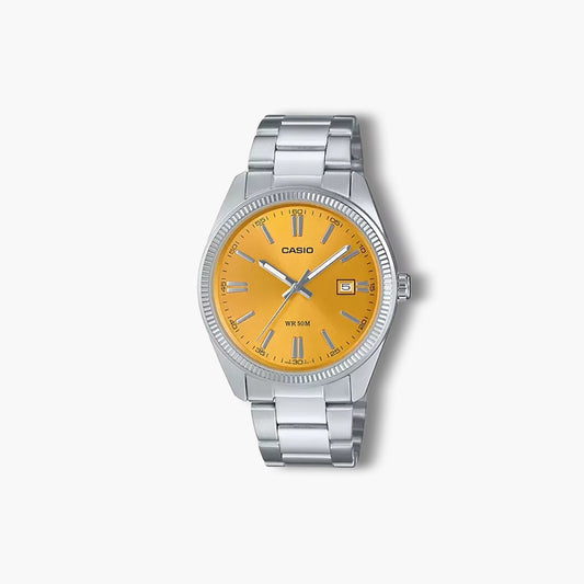 Reloj Casio Collection MTP-1302PD-9AVEF acero esfera naranja