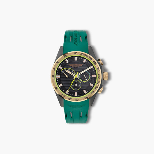 Reloj Aston Martin Icon MTRH1F501 verde esfera negra y dorada