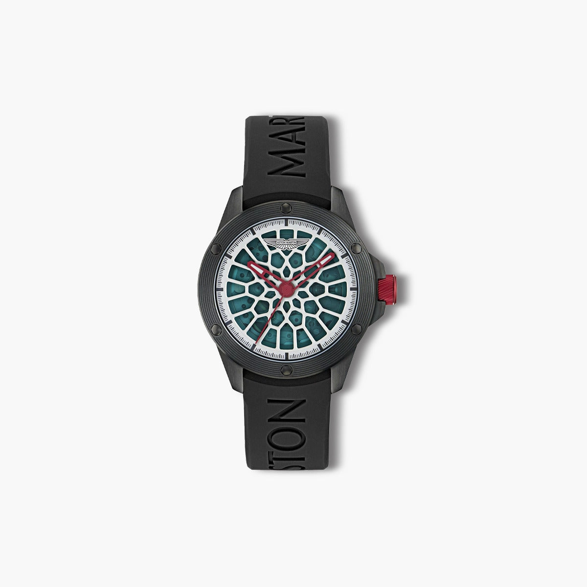 Reloj Aston Martin Thrill MTRR1F502 negro esfera verde