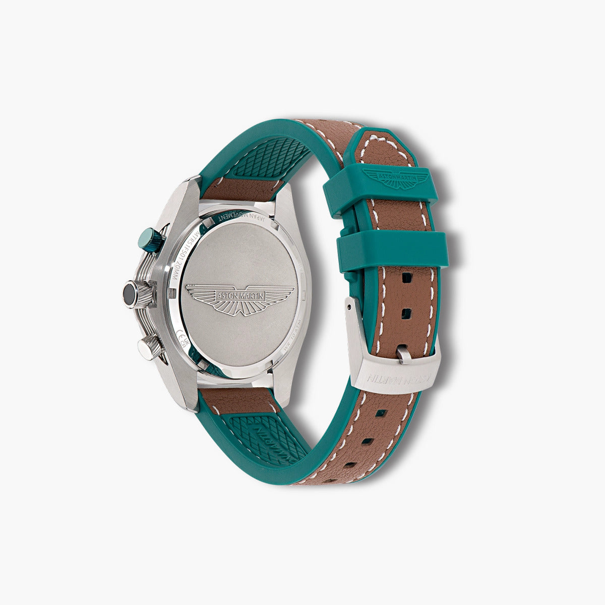 Reloj Aston Martin Thrill MTRS1F501 piel marrón y verde esfera verde