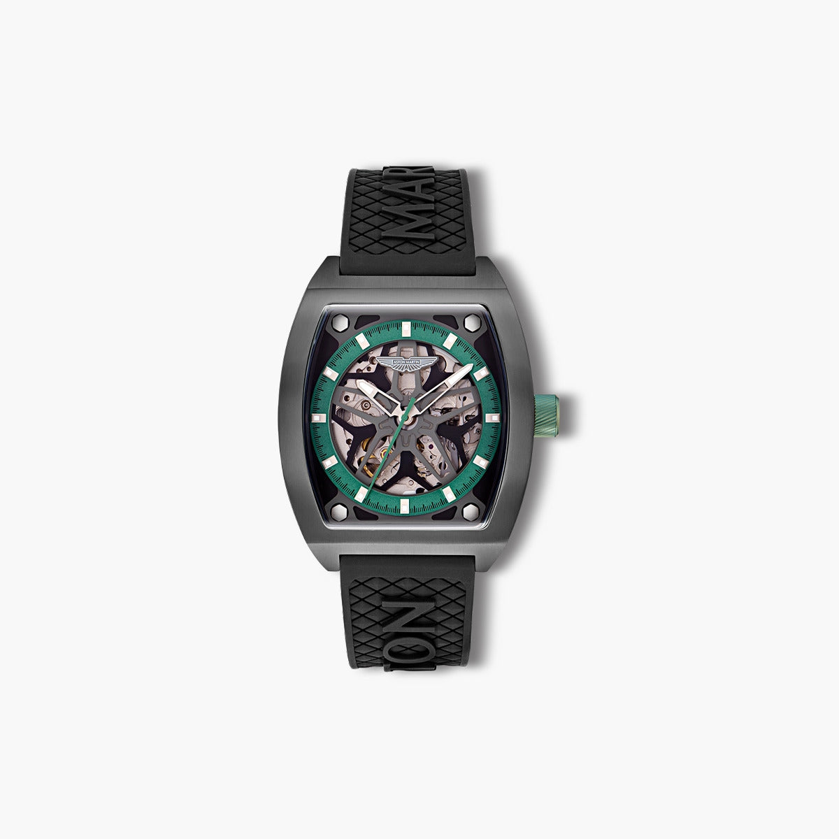 Reloj Aston Martin Thrill MTRT1F502 negro esfera negra y verde