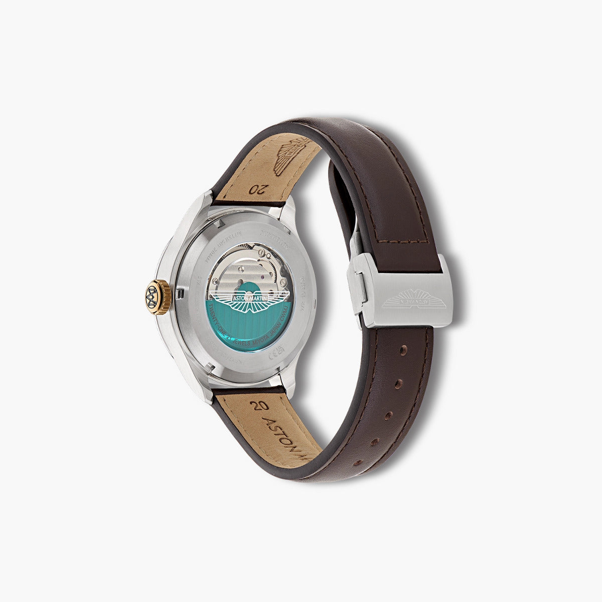 Reloj Aston Martin Timeless MTTS1F501 piel marrón esfera negra