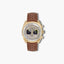 Reloj Aston Martin Timeless MTTS2F502 piel marrón esfera blanca y dorada