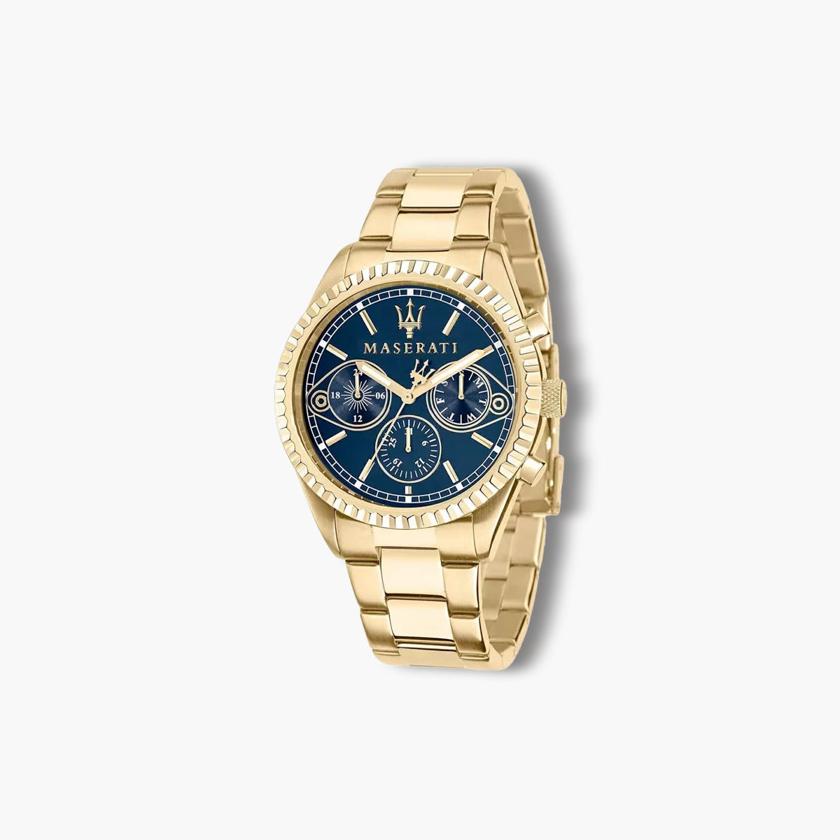 Reloj Maserati Competizione R8853100026 dorado esfera azul