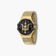Reloj Maserati Potenza R8853108006 acero dorado esfera negra