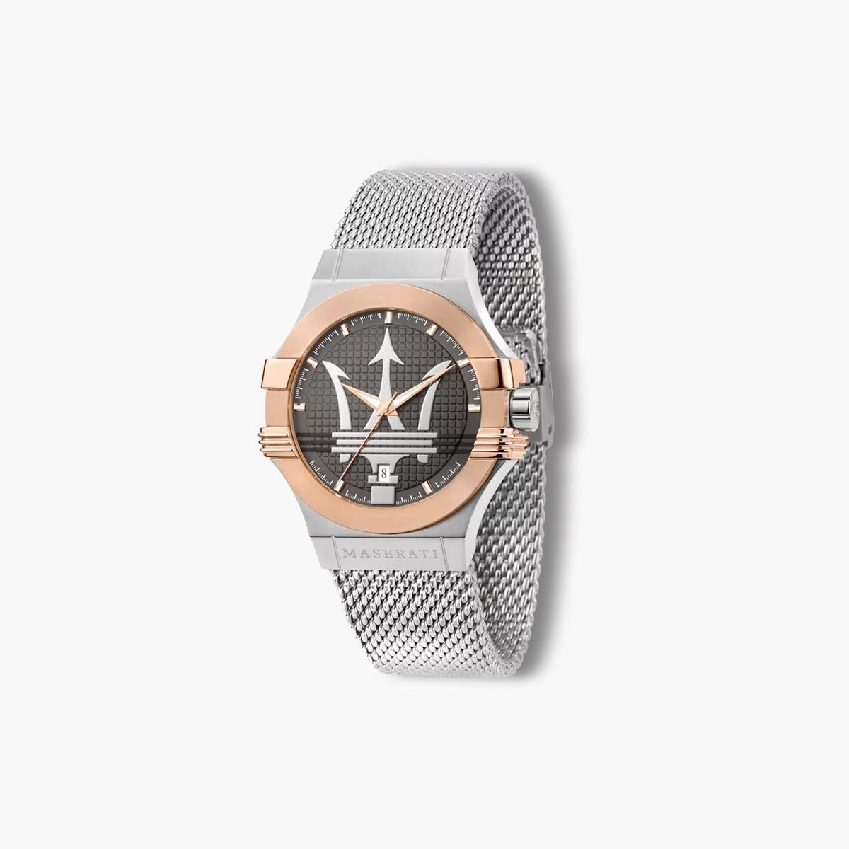 Reloj Maserati Potenza R8853108007 acero negro y rosa
