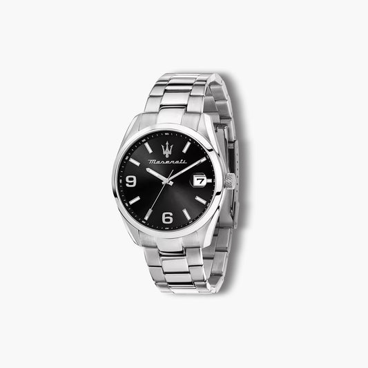 Reloj Maserati Attrazione R8853151007 acero esfera negra