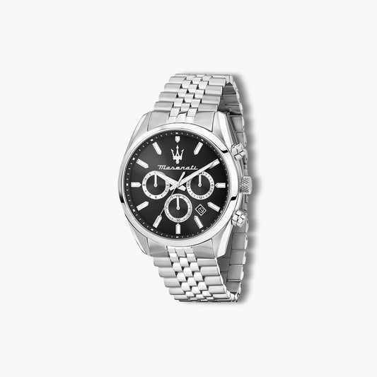 Reloj Maserati Attrazione R8853151022 acero esfera negra