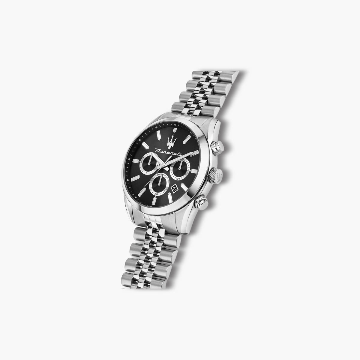 Reloj Maserati Attrazione R8853151022 acero esfera negra