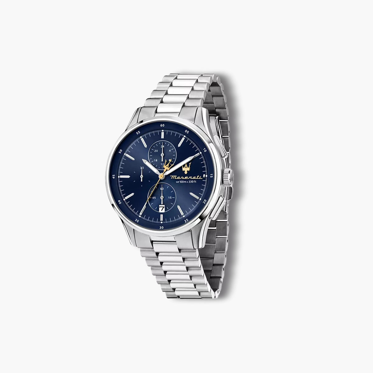 Reloj Maserati Sorpasso R8873624004 cronógrafo acero esfera azul