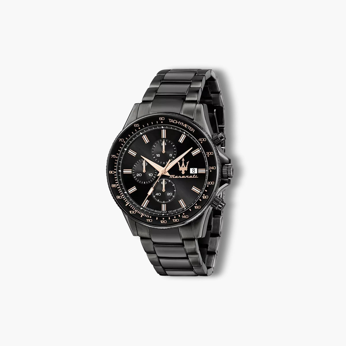 Reloj Maserati Sfida R8873640011 cronógrafo acero negro