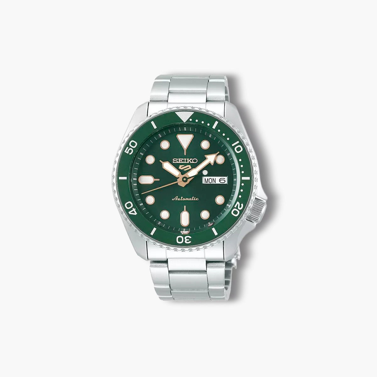 Reloj Seiko 5 Sports SRPD63K1 automático acero esfera verde