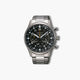 Reloj Seiko SSB447P1 cronógrafo acero esfera negra