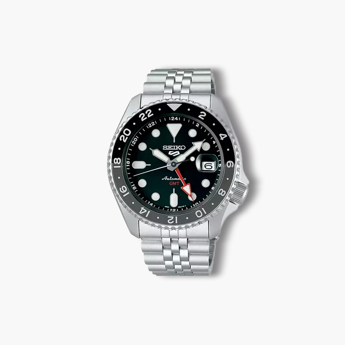 Reloj Seiko 5 Sports SSK001K1 automático acero esfera negra