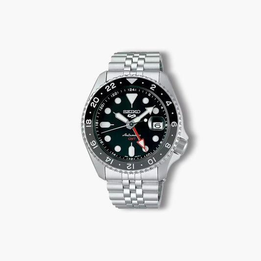 Reloj Seiko 5 Sports SSK001K1 automático acero esfera negra