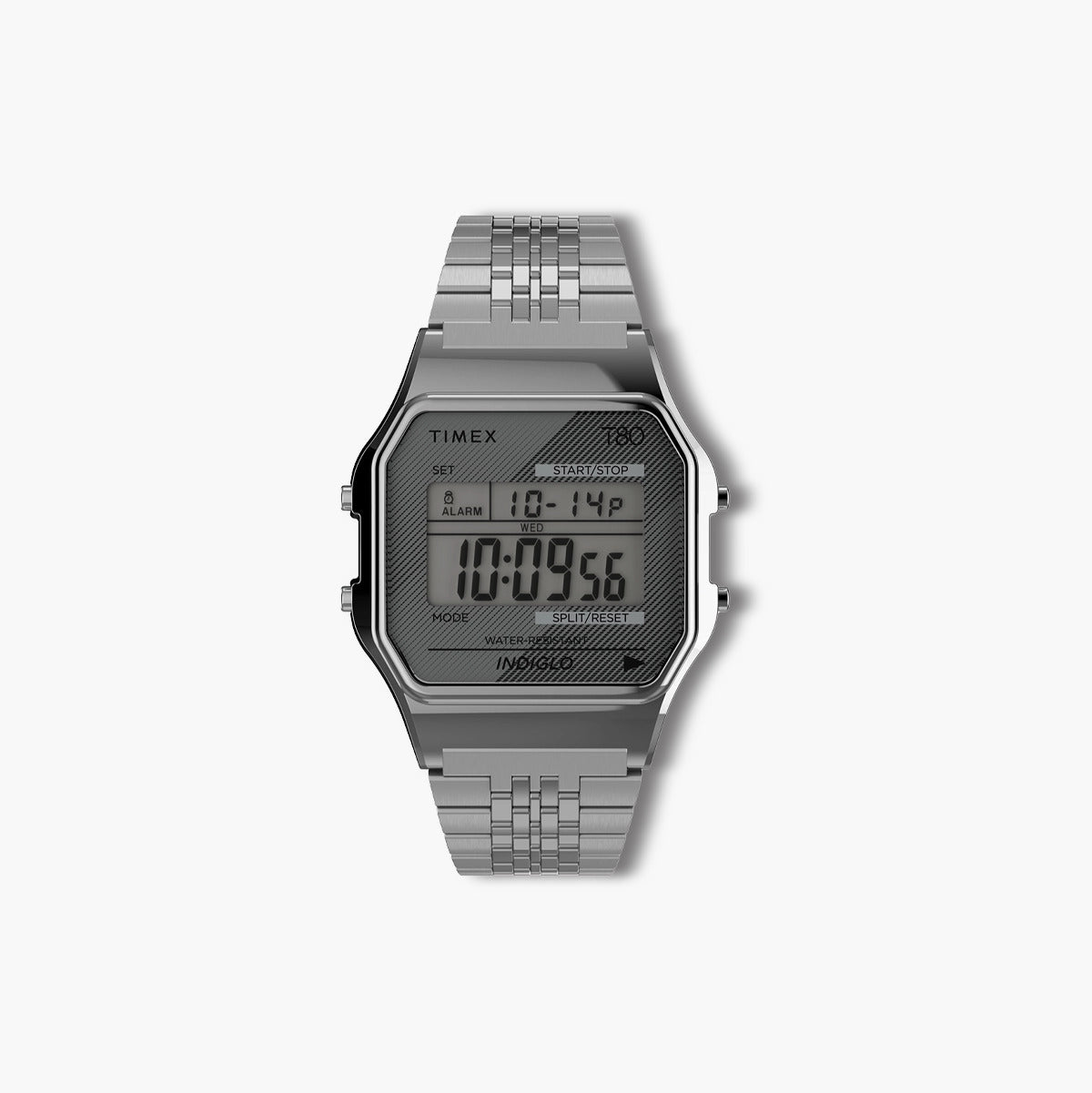 Reloj Timex T80 TW2R79300 digital acero gris