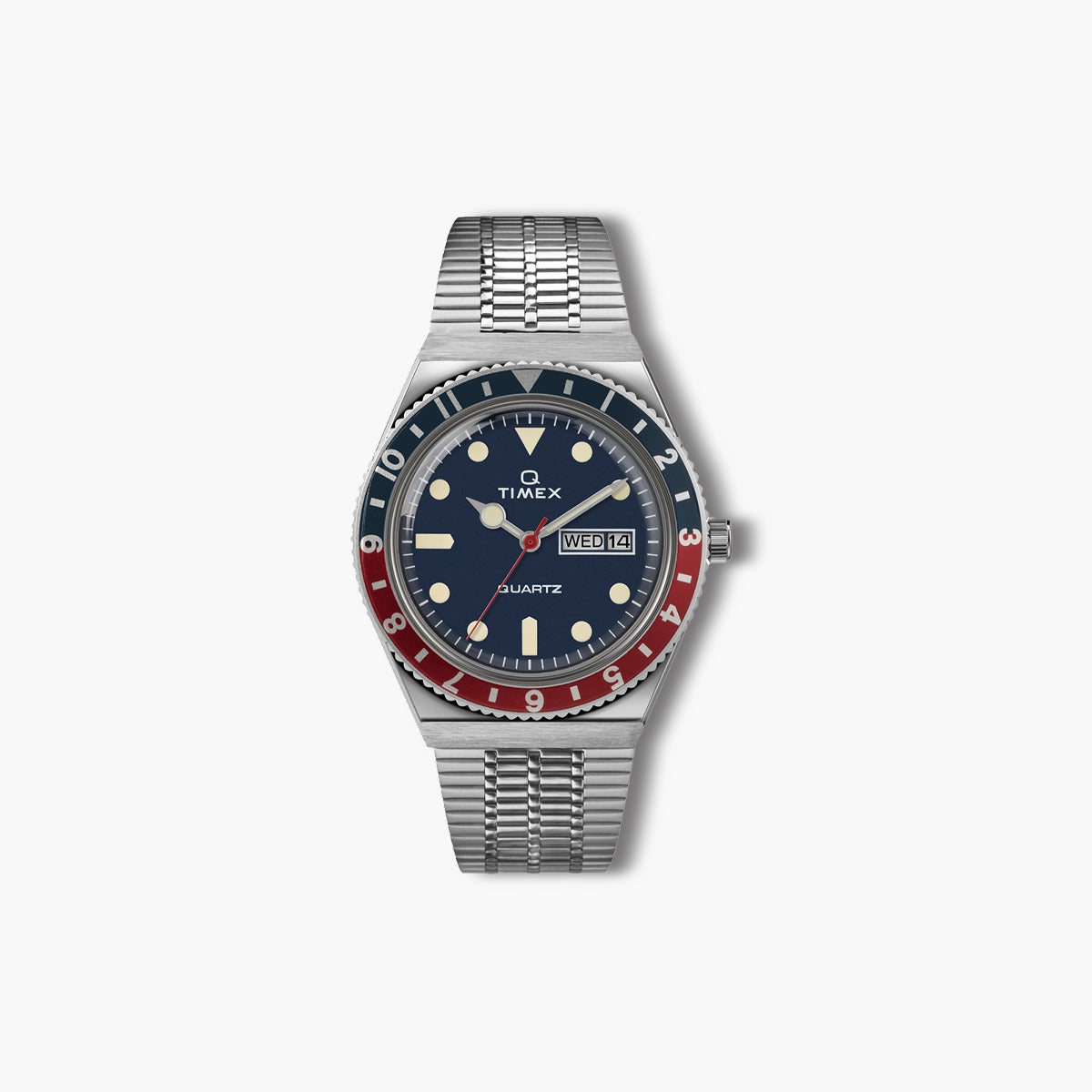 Reloj Timex Q Timex TW2T80700 acero esfera azul