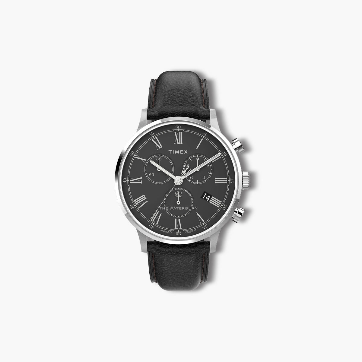 Reloj Timex Waterbury TW2U88300 piel negra esfera negra