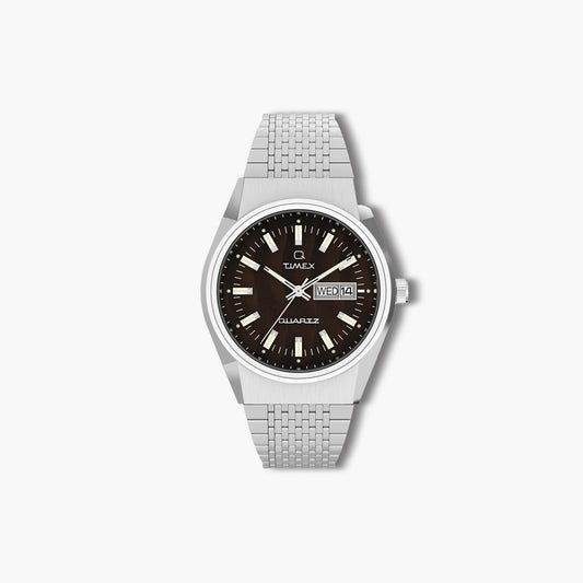Reloj Timex Q Timex TW2W62400 acero esfera marrón
