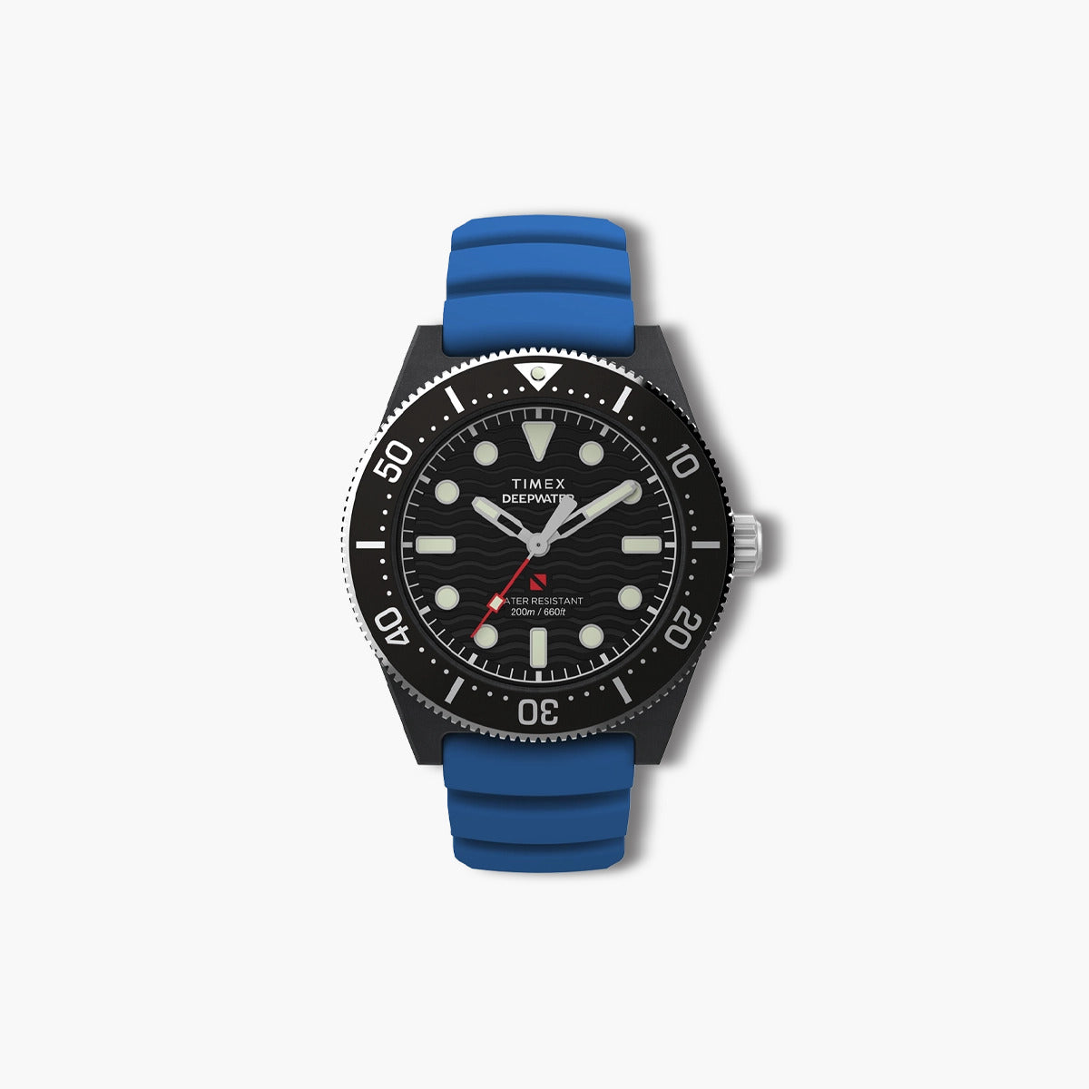 Reloj Timex Deepwater TW2Y02500 azul esfera negra
