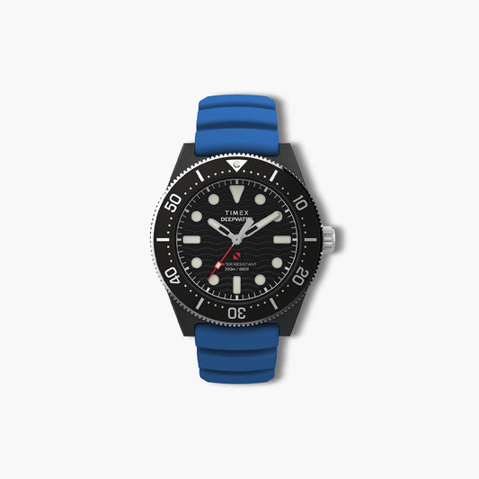 Reloj Timex Deepwater TW2Y02500 azul esfera negra