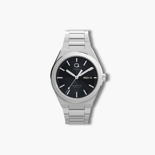 Reloj Timex Q Timex TW2Y25000 acero esfera negra