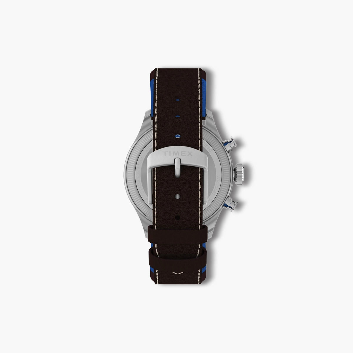 Reloj Timex Waterbury TW2Y38700 piel marrón esfera plateada