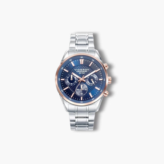 Reloj Viceroy Magnum 401017-37 cronógrafo azul y rosa