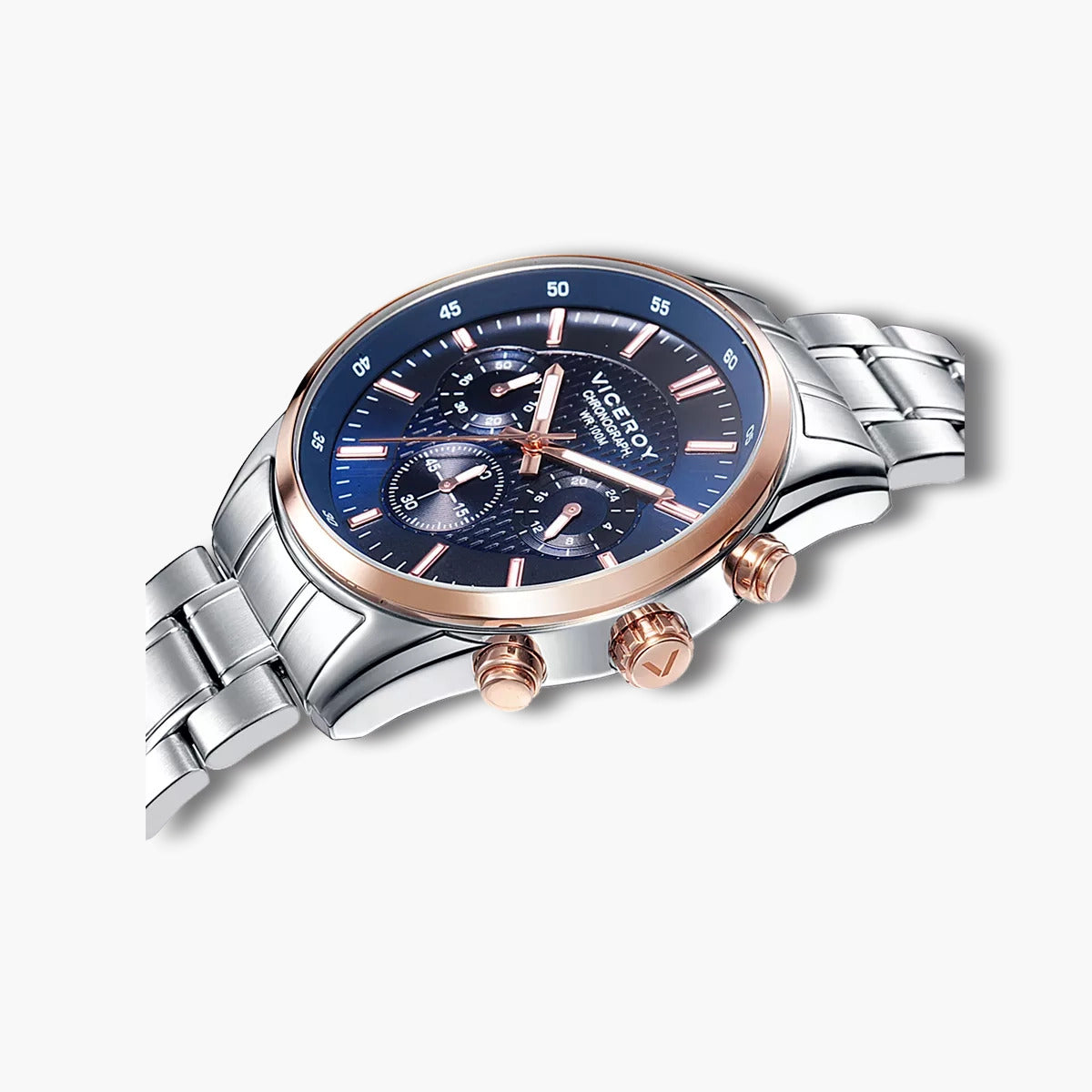 Reloj Viceroy Magnum 401017-37 cronógrafo azul y rosa