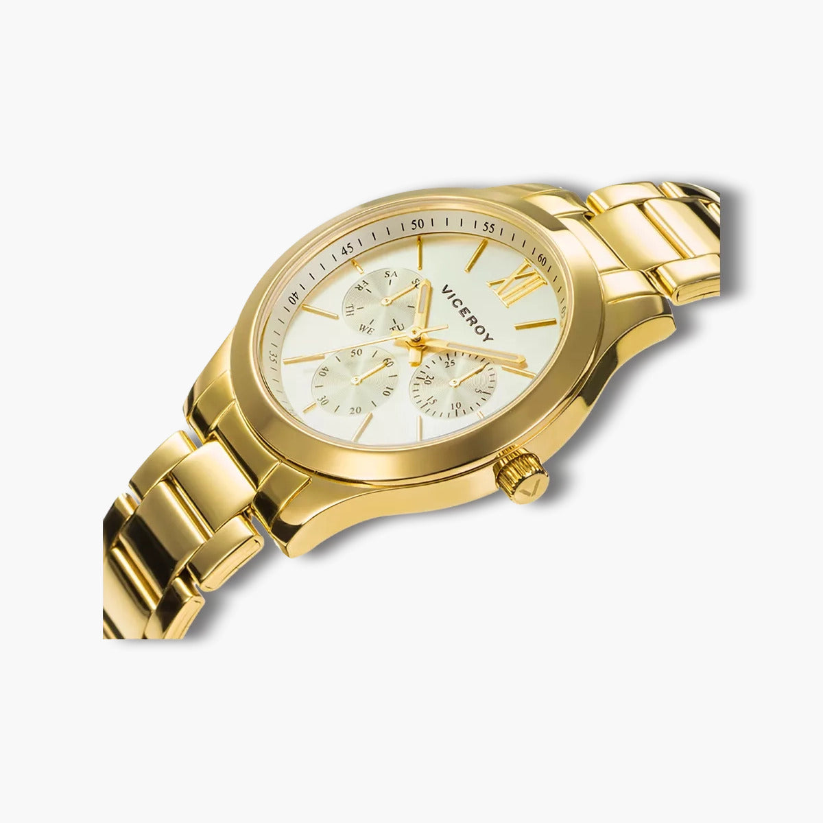 Reloj Viceroy Chic 401070-93 bicolor acero dorado esfera gris