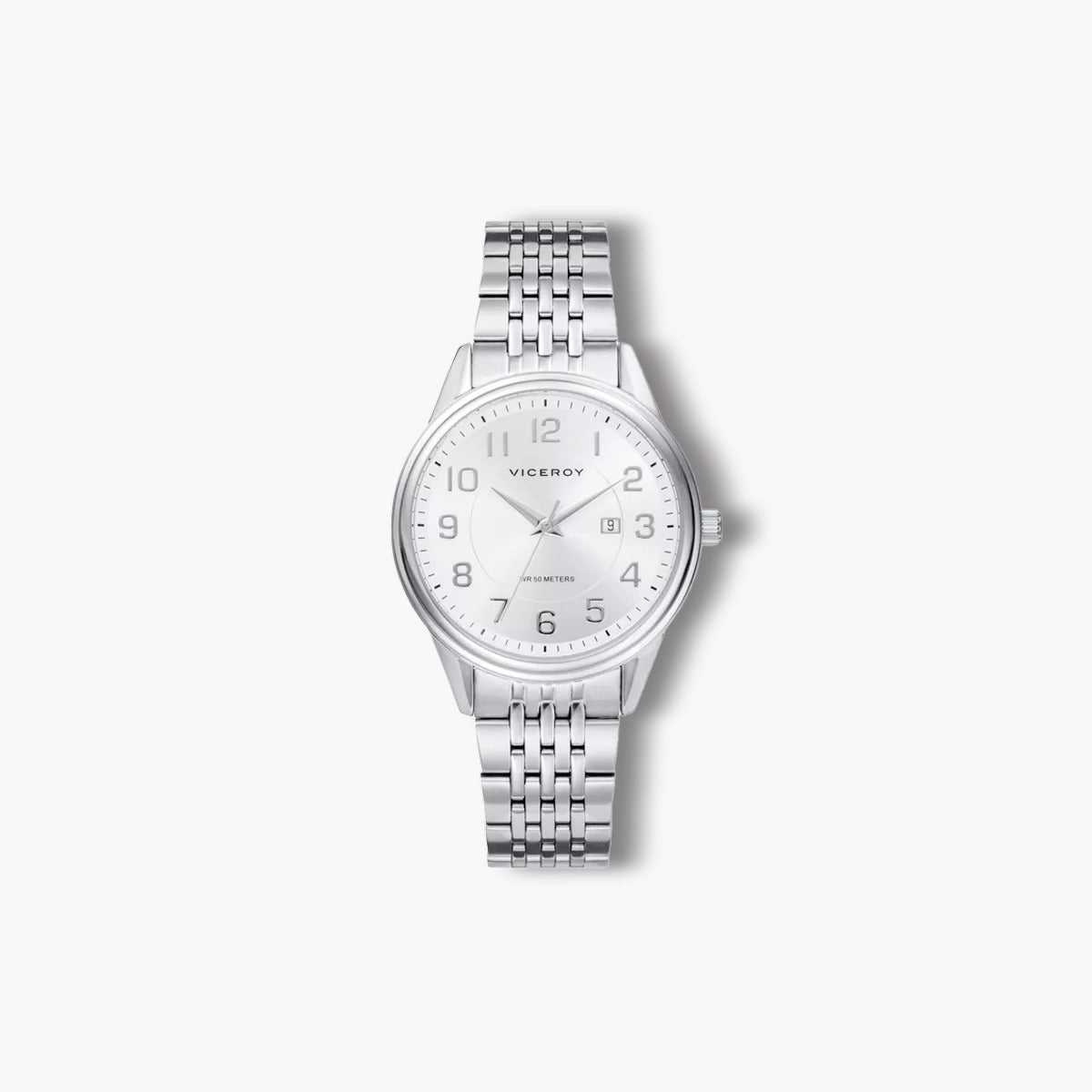 Reloj Viceroy Clásicos 401072-05 acero esfera blanca