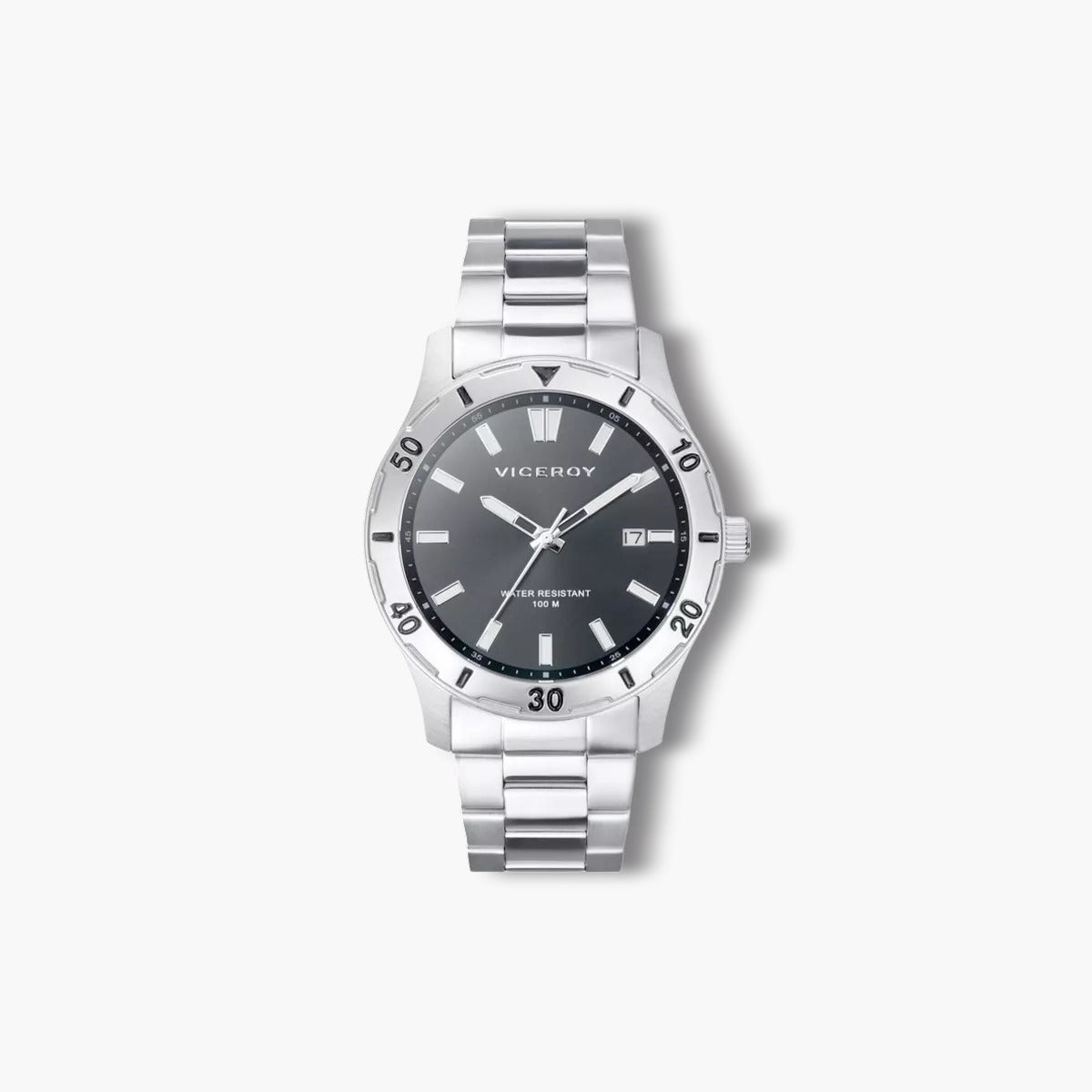 Reloj Viceroy Heat 401131-57 cronógrafo acero esfera negra