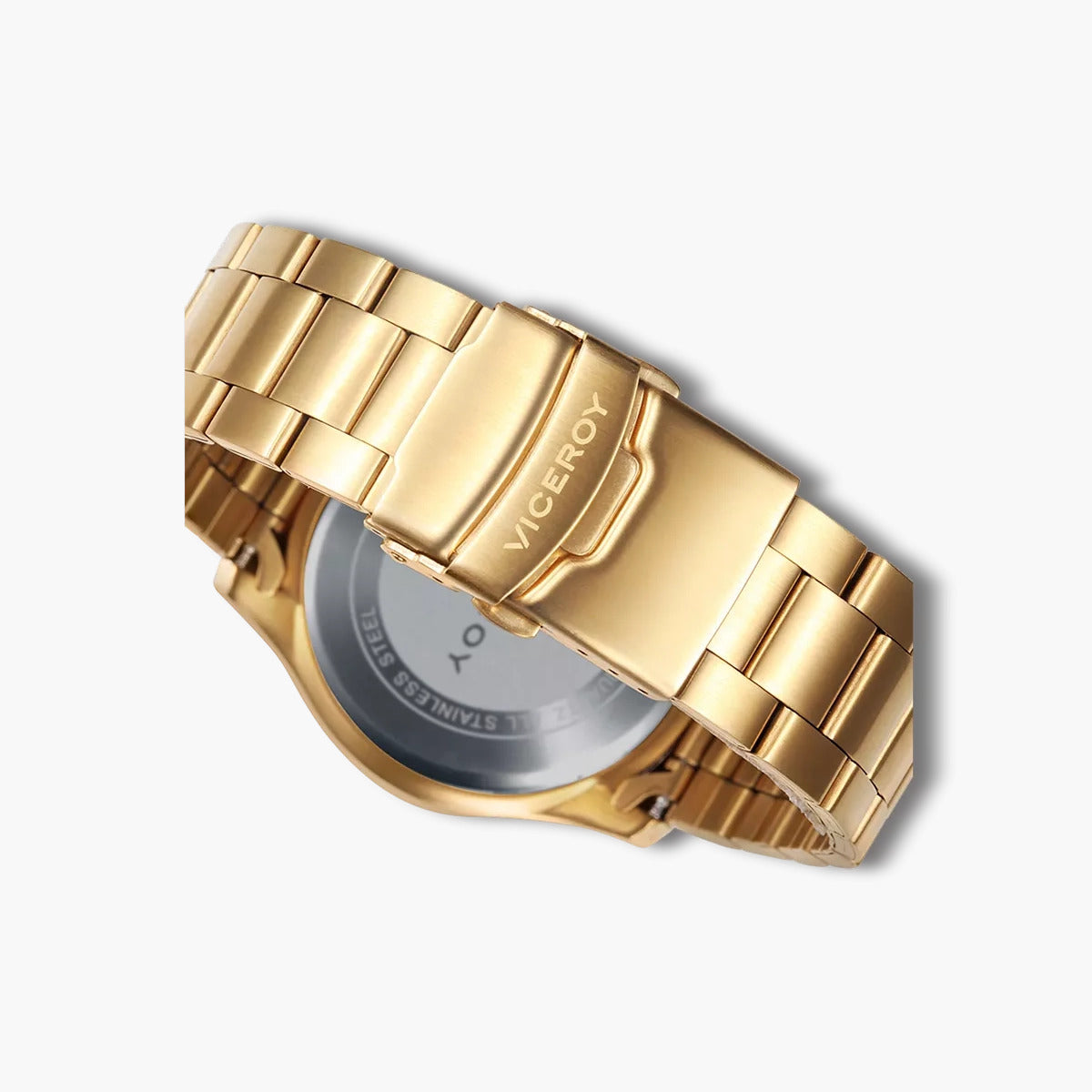 Reloj Viceroy Heat 401135-36 cronógrafo dorado y azul