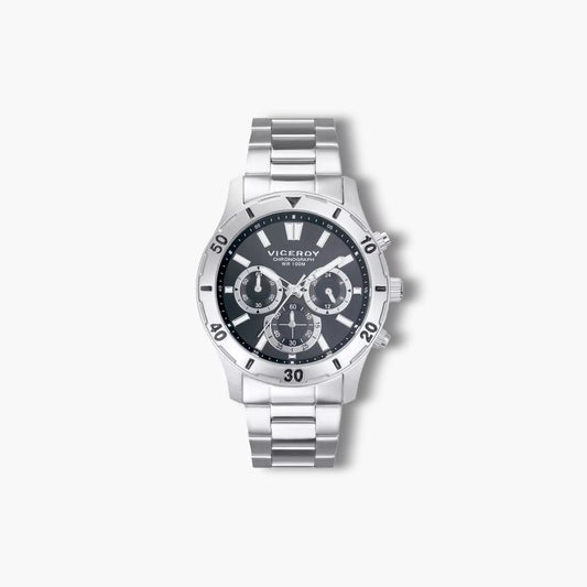 Reloj Viceroy Heat 401135-57 cronógrafo acero esfera negra