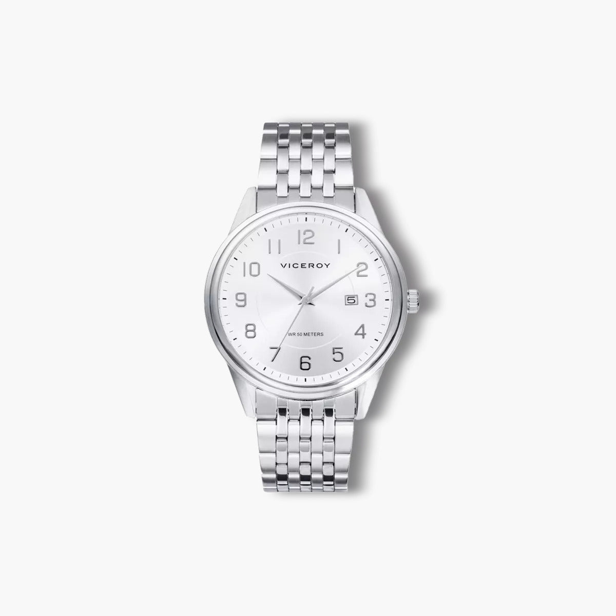 Reloj Viceroy Clásicos 401151-05 acero esfera blanca