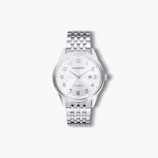 Reloj Viceroy Clásicos 401151-05 acero esfera blanca
