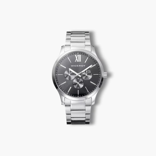 Reloj Viceroy Magnum 401187-53 acero esfera negra