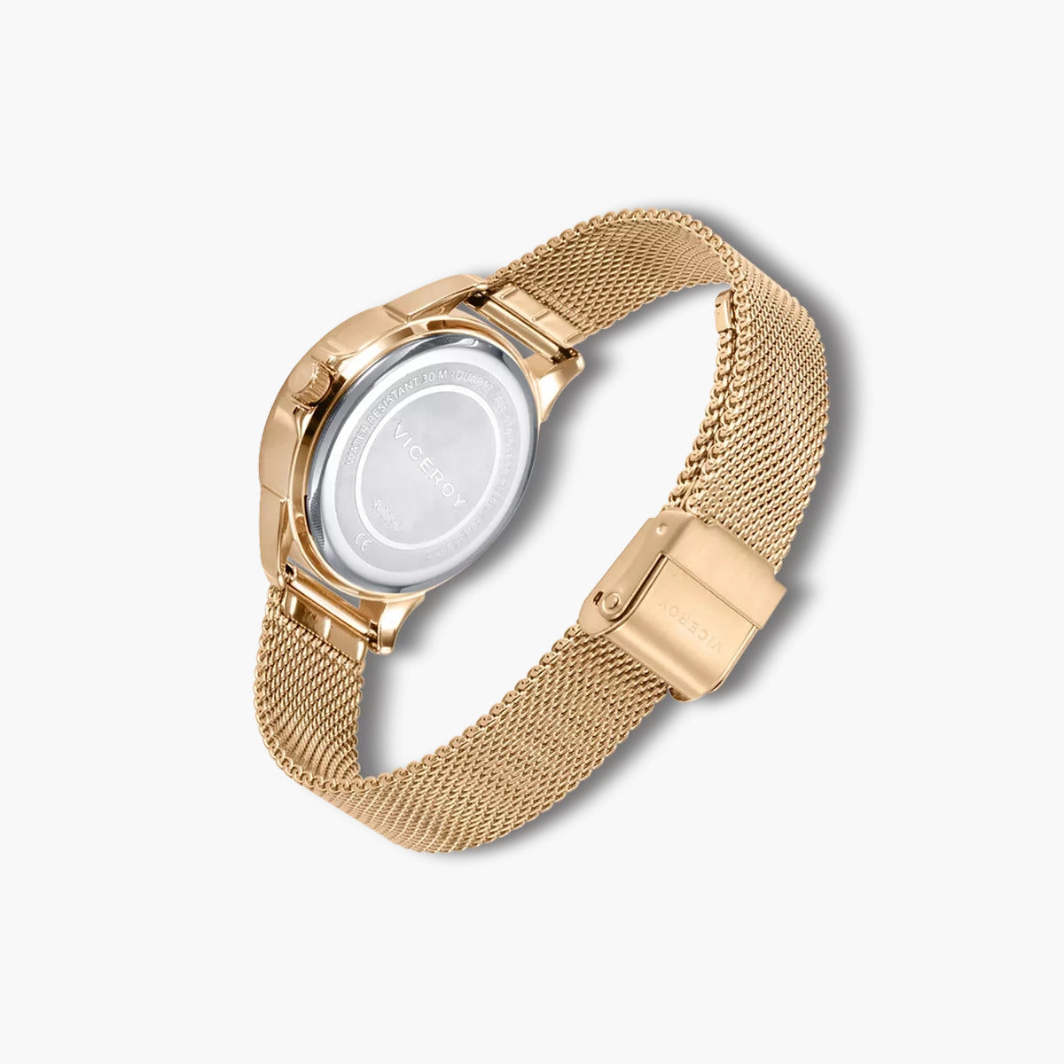 Reloj Viceroy Chic Style 401196-97 acero dorado esfera blanca