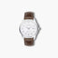 Reloj Viceroy Clásicos 401207-05 piel marrón esfera blanca