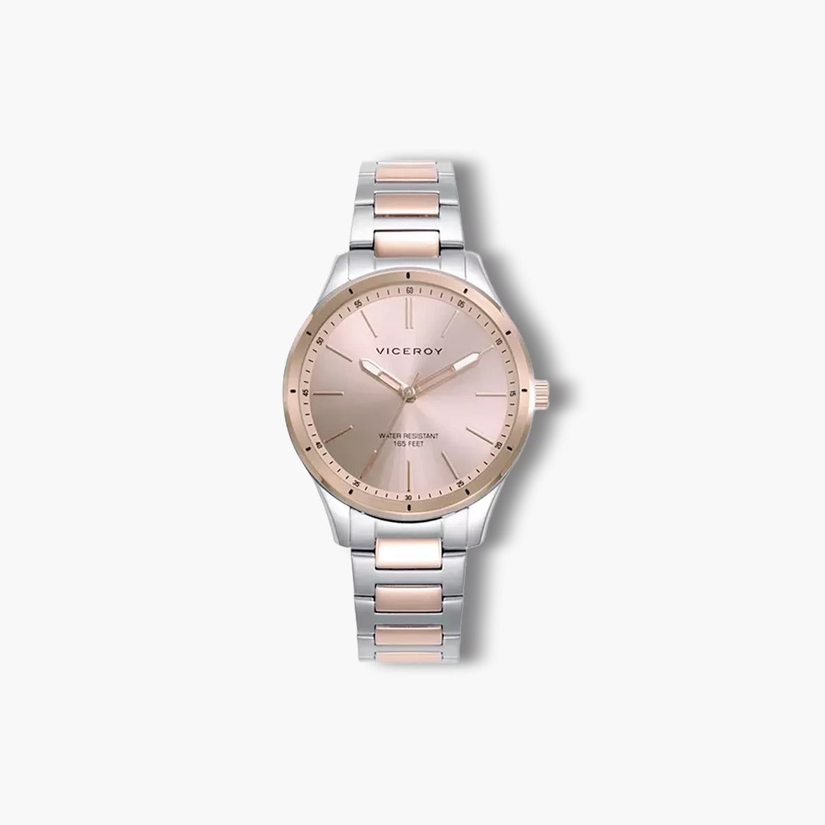 Reloj Viceroy Grand 401228-77 acero bicolor esfera rosa