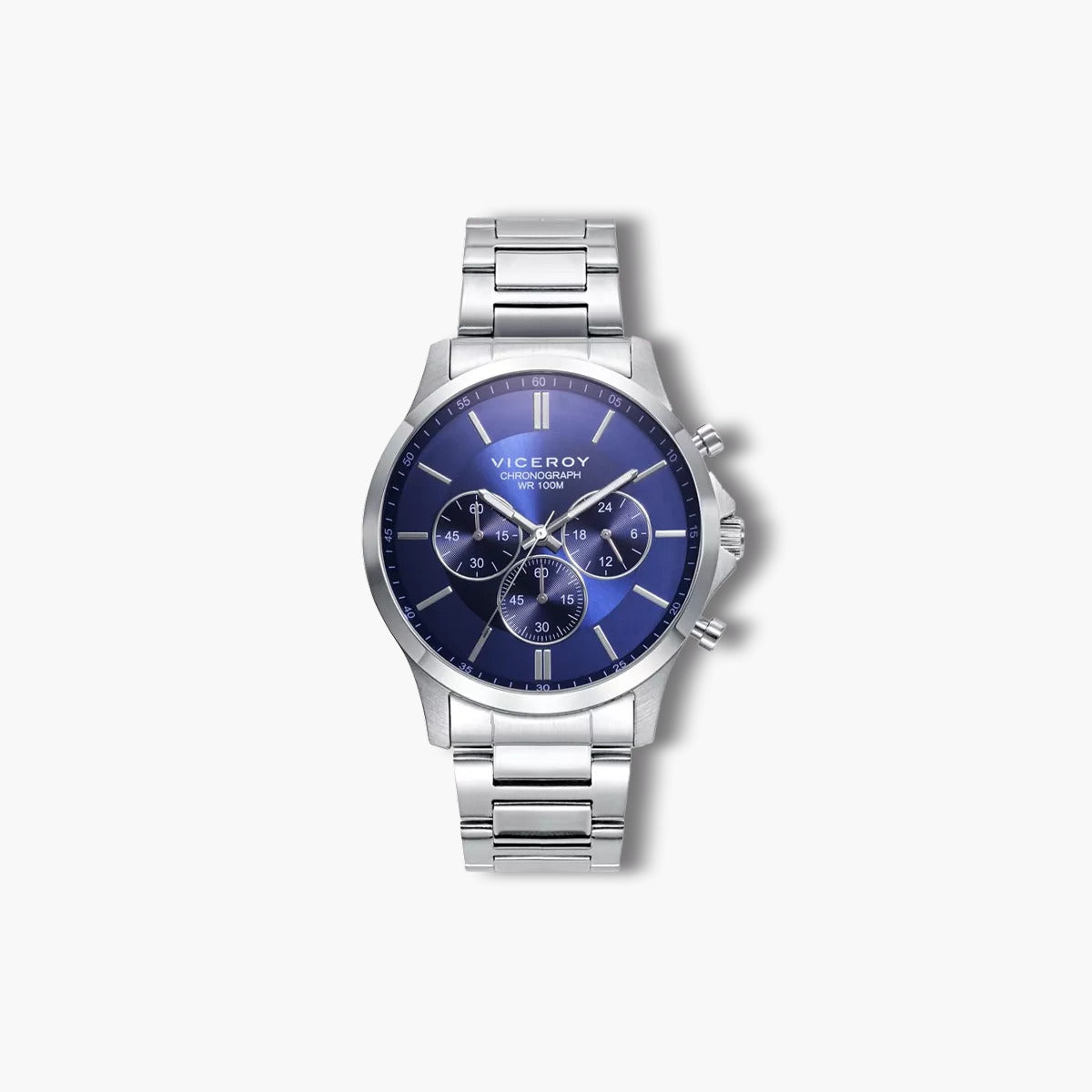 Reloj Viceroy Dress 401291-37 cronógrafo acero esfera azul