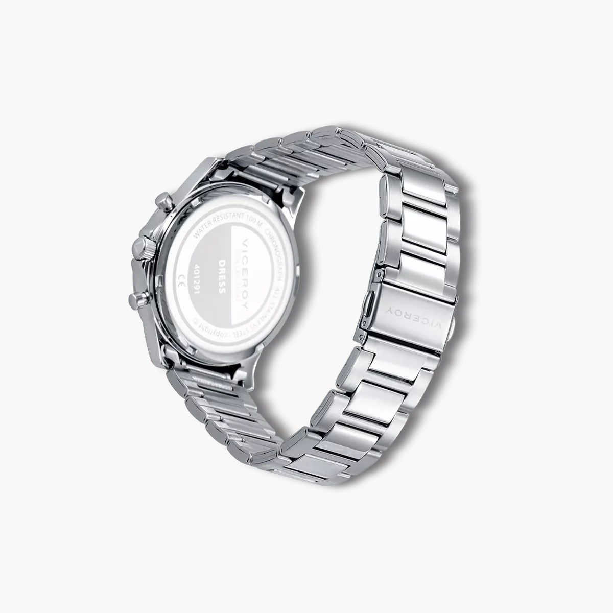 Reloj Viceroy Dress 401291-37 cronógrafo acero esfera azul