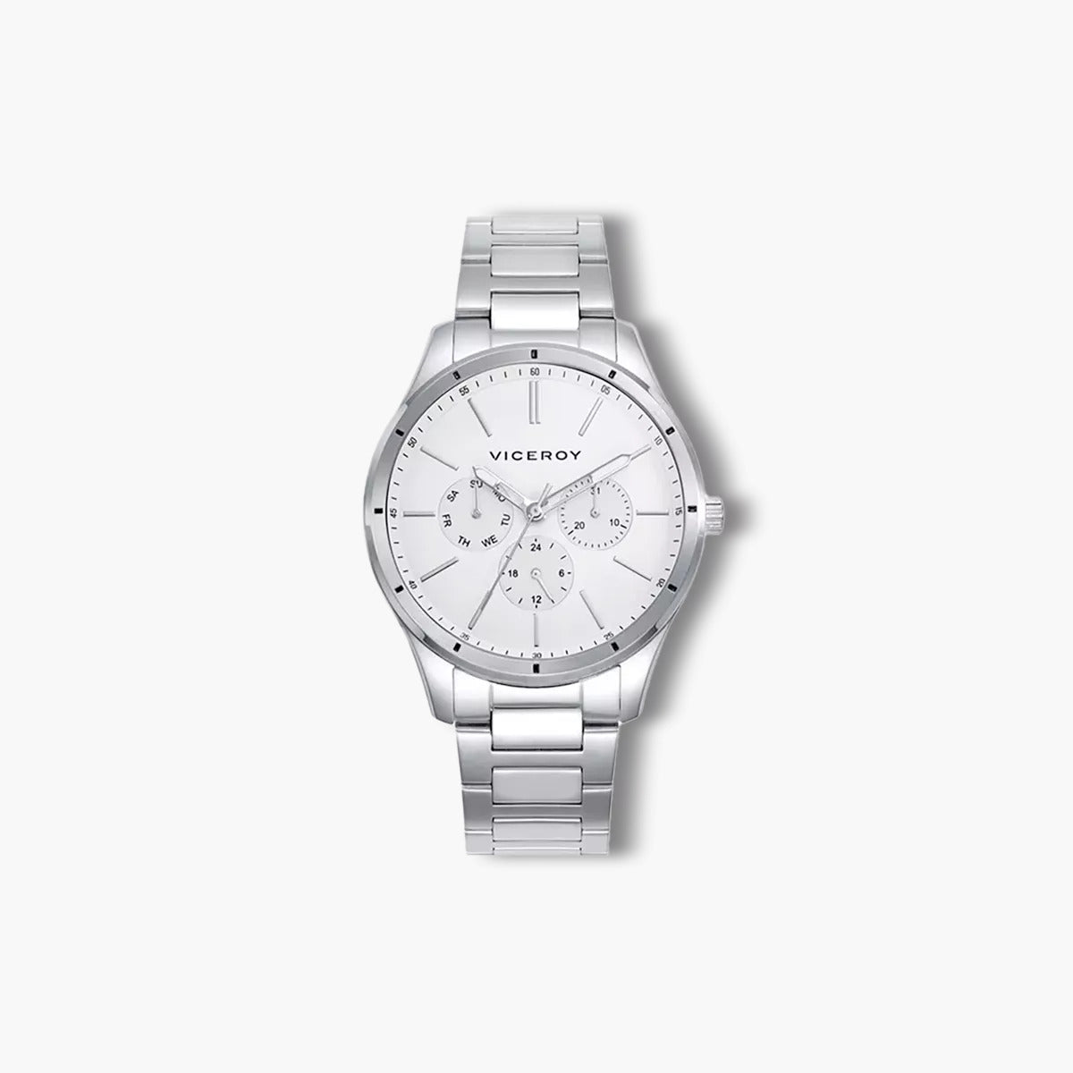 Reloj Viceroy Grand 401387-07 acero esfera blanca