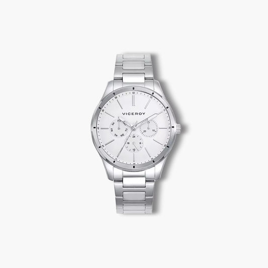 Reloj Viceroy Grand 401387-07 acero esfera blanca