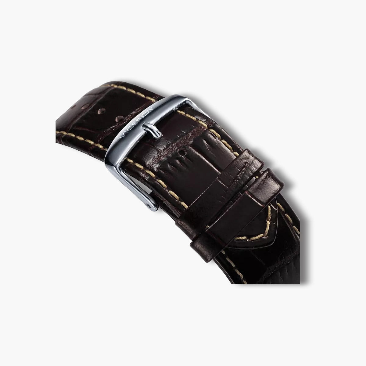 Reloj Viceroy Magnum 40347-05 piel marrón esfera blanca