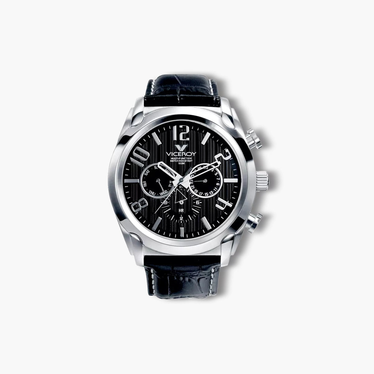 Reloj Viceroy Magnum 40347-55 piel negra esfera negra