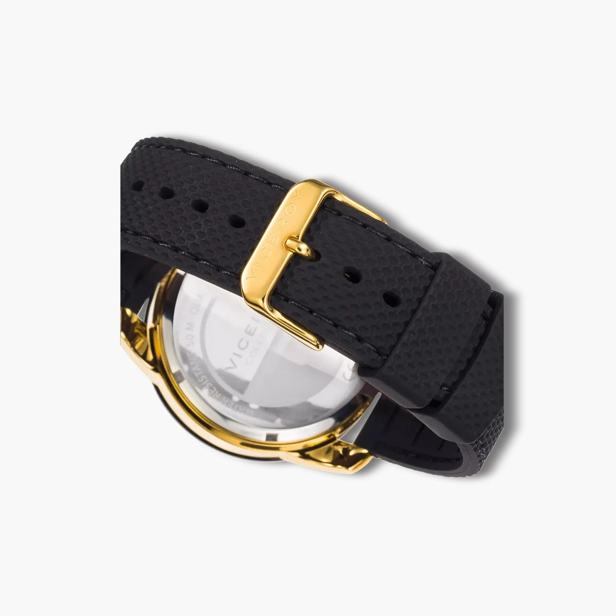 Reloj Viceroy Heat 40421-29 cronógrafo acero negro y dorado