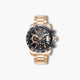 Reloj Viceroy Heat 40421-97 cronógrafo dorado esfera negra