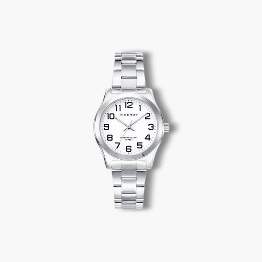 Reloj Viceroy Clásicos 40854-04 esfera blanca