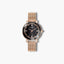 Reloj Viceroy Chic 41128-57 acero rosa esfera negra